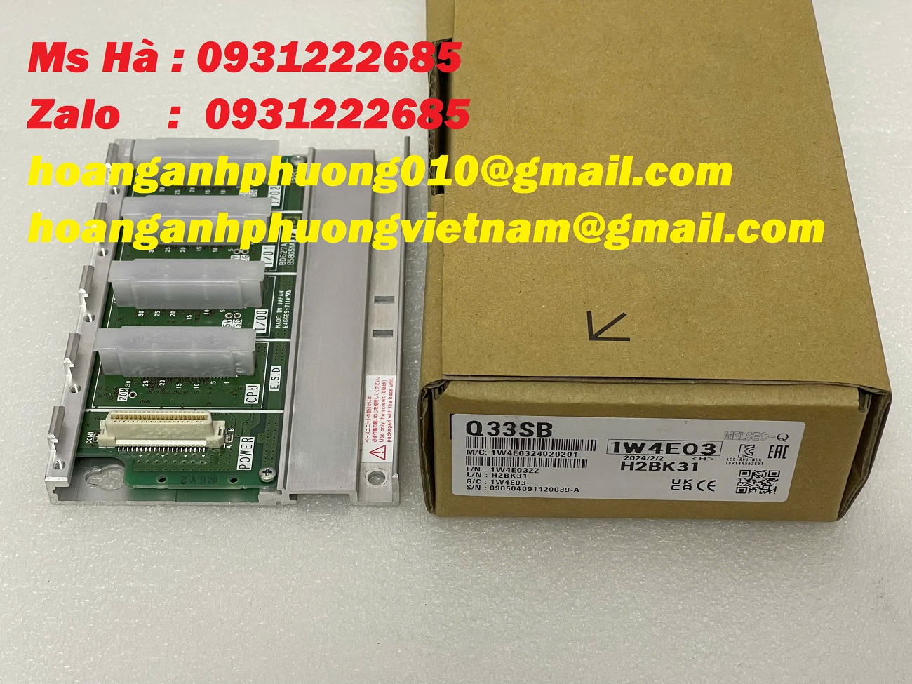 Khối chân đế Q33SB mitsubishi - PLC hàng nhập mới